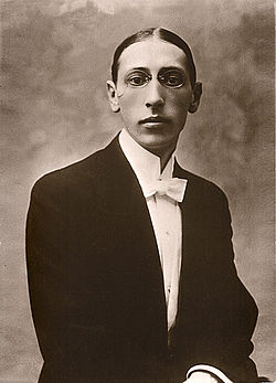 Igor Strawinsky im Jahr 1910