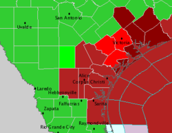 Weather alerts as Tropical Storm Erin makes landfall in Texas