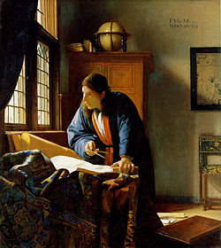 Geografen af Johannes Vermeer