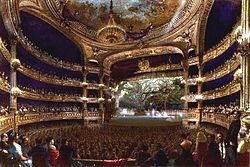 Ballet in de Salle Le Peletier in 1864  