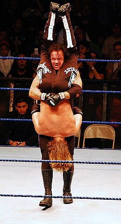 Leichenbestatter mit seinem Tombstone Piledriver on Edge