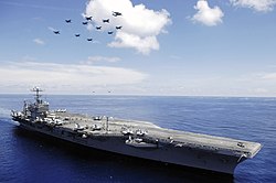 Lidmašīnu nesējs "USS Abraham Lincoln".