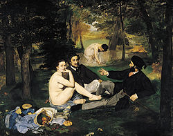 Manet, Kosilo na travi ("Le déjeuner sur l'herbe")