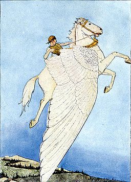 Bellerofonte a cavallo di Pegaso