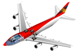 Boeing 747-200 design.  