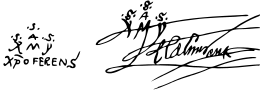 Signature of Christopher Columbus