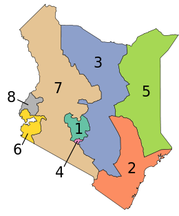 Kenijos provincijos