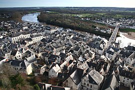 Chinon: view from the castle.