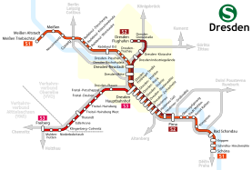 S-Bahn-nätet i Dresden