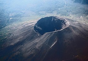 Aerial view of Vesuvius