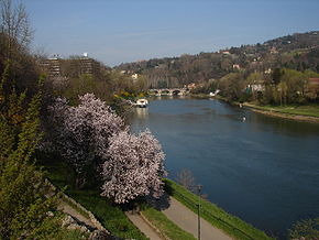 Torino'dan Po nehri manzarası.