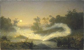 Älvalek , "Jocul spiridușilor" de August Malmström (1866).