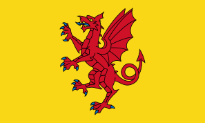 Bandera del condado inglés de Somerset  