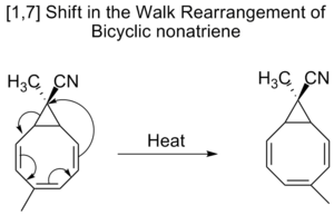 walk rearrangement of bicycle nonatriene