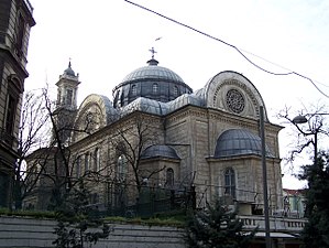 Aya Triada希腊东正教教堂，Beyoğlu，伊斯坦布尔。