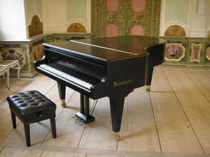 Un piano de cola Boesendorfer  