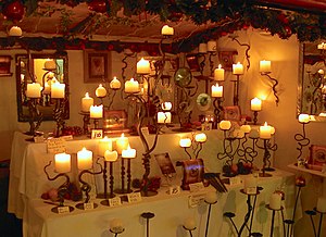 Candele in un negozio.