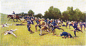 Angriff der Rough Riders am San-Juan-Hügel, Gemälde von Frederic Sackrider Remington