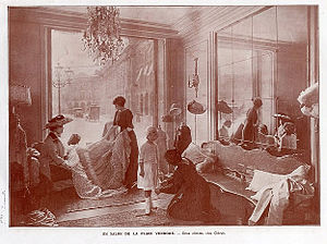 Chéruitin salonki Place Vendômella Pariisissa vuonna 1910.