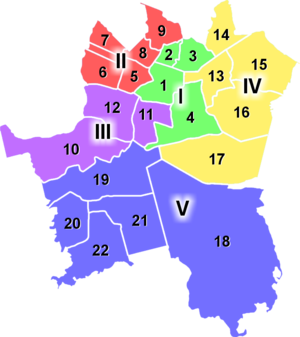 Katowice'nin İlçeleri