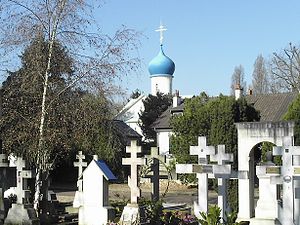 Sainte-Geneviève-des-Bois rusų kapinės netoli Paryžiaus, baltųjų rusų nekropolis