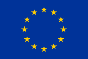 Steagul european: folosit inițial de Consiliul Europei și apoi adoptat de Uniunea Europeană.