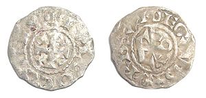 Mince ražené v Anjou Fulkem Réchinem.  