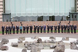 Familiefoto af G8+G5