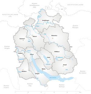 Zürichin kaupunginosat  