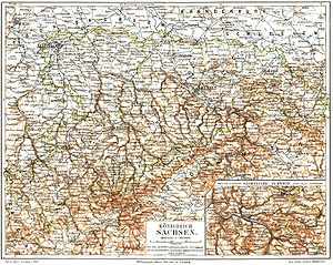 Das Königreich Sachsen 1895