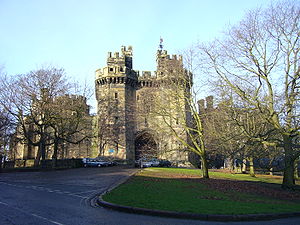 Castello di Lancaster, dove le streghe di Samlesbury furono processate nell'estate del 1612