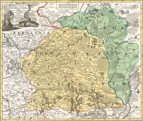 Magnus Ducatus Litauen, Tobias Lotter, 1780