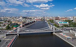Die Brücke von Westen aus gesehen im Jahr 2017.