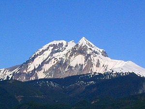 Góra Garibaldi, jak widać z Squamish.