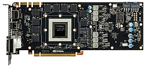 Nvidia GeForce GTX 780 con dissipatore rimosso.