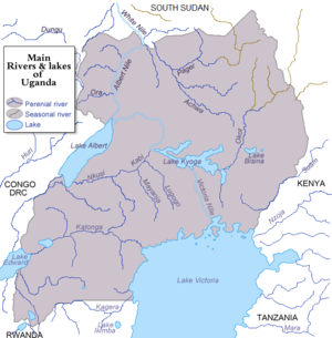Placering af Lake Albert