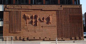 Nástěnný reliéf č. 1, (1955), Bouwcentrum, Rotterdam