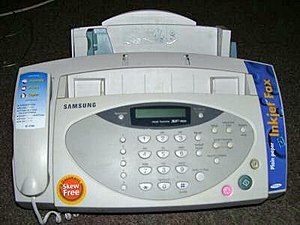 Bir Samsung faks makinesi
