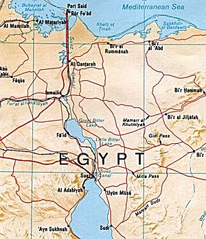 Der israelisch-ägyptische Abnutzungskrieg fand größtenteils am Suez-Kanal statt