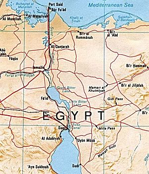 Der israelisch-ägyptische Abnutzungskrieg fand größtenteils am Suez-Kanal statt