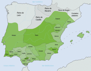 Mapa tajfů v roce 1031
