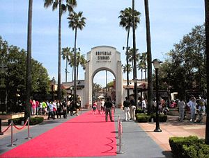 Vartai į "Universal Studios", Holivudas.
