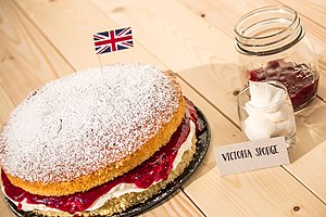 Un clásico británico, el bizcocho Victoria  