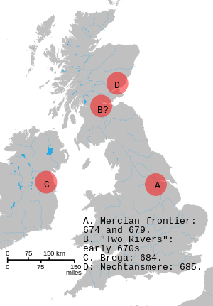 Las guerras de Ecgfrith de Northumbria  