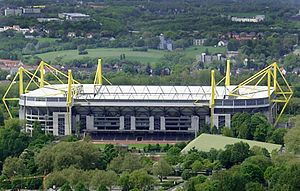 Un'ampia vista del Signal Iduna Park