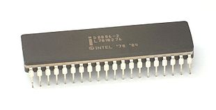 Processor Intel i8086 in housing form DIP-40.