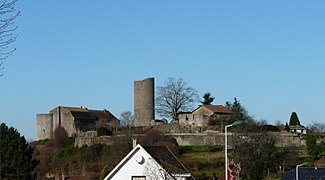 Château de Châlus-Chabrol (The Castle of Châlus-Chabrol), Châlus, Haute-Vienne, France - the place where King Richard I of England was mortally wounded on 25.03.1199 and subsequently died of that injury on 06.04.1199
