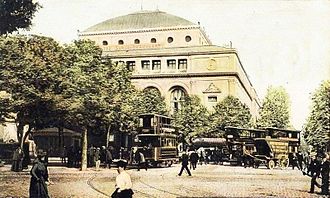 Théâtre du Châtelet omkring 1900  