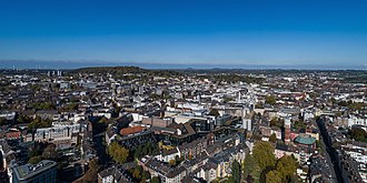 Aerial view of Aachen
