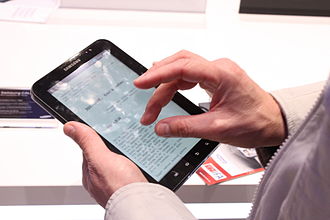 Tablet computer with multi-touch screen